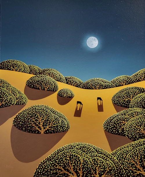 Night Shadows 10x8 $1100 at Hunter Wolff Gallery